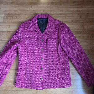 Women's Pink Quilted Jacket